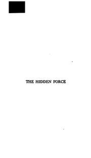 Cover of: The Hidden Force: A Story of Modern Java