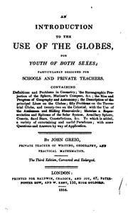 Cover of: An introduction to the use of the globes