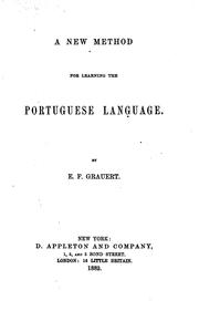 Cover of: A New Method for Learning the Portuguese Language