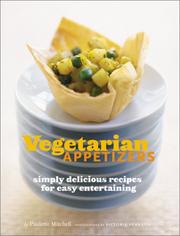 Cover of: Vegetarian Appetizers by Paulette Mitchell