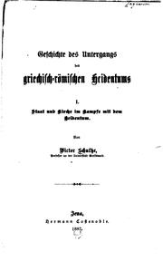 Cover of: Geschichte des Untergangs des Griechisch-römischen Heidentums