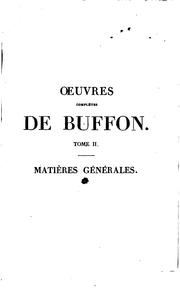 Cover of: Œuvres complètes de Buffon avec les supplémens by Georges-Louis Leclerc, comte de Buffon, Georges Cuvier , Baron Georges Cuvier
