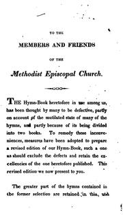 Cover of: A Collection of Hymns for the Use of the Methodist Episcopal Church: Principally from the ...