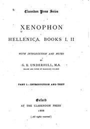 Cover of: Hellenica; Books I-II