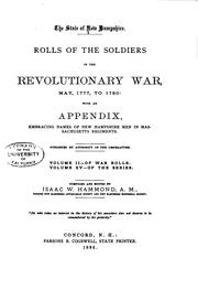 Rolls of the Soldiers in the Revolutionary War... by Jonathan Burton , Abraham Fitts