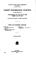 Cover of: Tariff Information Surveys on the Articles in Paragraph 1- of the Tariff Act ...