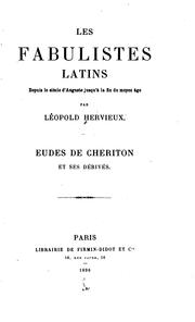 Les fabulistes latins by Léopold Hervieux