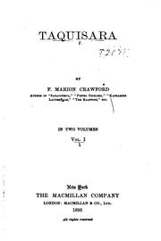 Cover of: Taquisara by Francis Marion Crawford, Francis Marion Crawford