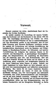 Cover of: Der grosse Kurfürst Friedrich Wilhelm von Brandenburg