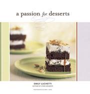 Cover of: A Passion for Desserts by Emily Luchetti