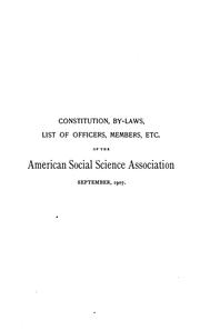 Cover of: Journal of Social Science by Franklin Benjamin Sanborn, Frederick Stanley Root, American Social Science Association, Isaac Franklin Russell