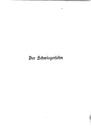 Cover of: Der Schwiegersohn: Eine Schneidergeschichte