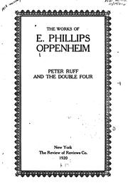 Cover of: Peter Ruff and the Double Four by Edward Phillips Oppenheim