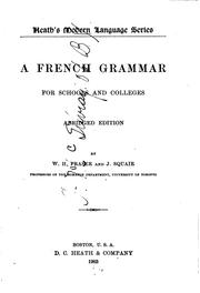 Cover of: A French Grammar for Schools and Colleges