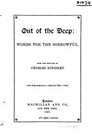 Cover of: Out of the Deep: Words for the Sorrowful