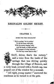 Cover of: Brother Reginald's Golden Secret: A Tale for the Young by Author of Hope on, F . M. S., Thomas Nelson & Sons, Dalziel Brothers