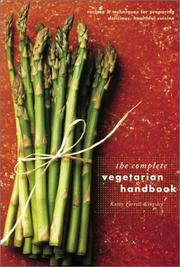 Cover of: The Complete Vegetarian Handbook