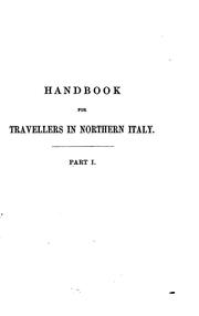 Cover of: Hand-book for travellers in northern Italy [by sir F. Palgrave]. by Sir Francis Palgrave K.H.