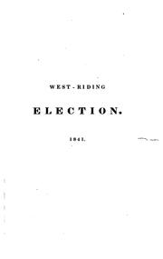 west-riding-election-the-poll-for-two-knights-of-the-shire-for-the-west-cover