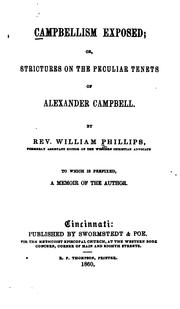 Cover of: Campbellism Exposed, Or, Strictures on the Peculiar Tenets of Alexander Campbell