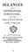 Cover of: Mêlanges de littérature, d'histoire, et de philosophie