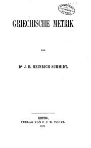 Cover of: Kunstformen der griechischen Poesie& ihre Bedeutung