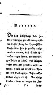 Cover of: Ausführliche Erklärung der hogarthischen Kupferstiche