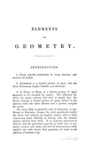 Cover of: Elements of Geometry and Trigonometry