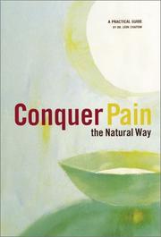 Cover of: Conquer Pain-The Natural Way by Dr. Leon Chaitow