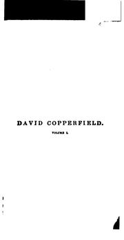 Cover of: David Copperfield ... by Charles Dickens