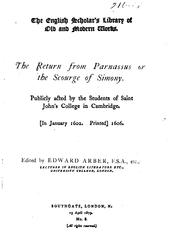 Cover of: The Return from Parnassus: Or, the Scourge of Simony