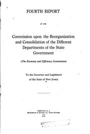 Cover of: Report of the Commission Upon the Reorganization and Consolidation of ...