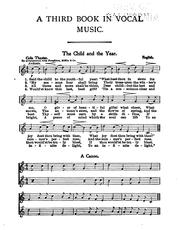 Cover of: A Third Book in Vocal Music: Wherein the Study of Musical Structure is ... by Eleanor Smith, C.E . Richard Mueller