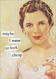 Cover of: Maybe I Want to Look Cheap Journal