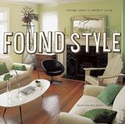 Cover of: Found Style: Vintage Ideas for Modern Living