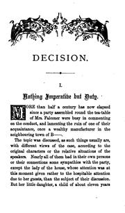 Cover of: Decision by Barbara Wreaks Hoole Hofland