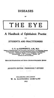 Cover of: Diseases of the eye: A Handbook of Ophthalmic Practice for Students and Practitioners