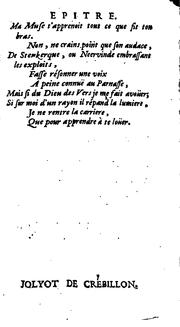 Cover of: Les oeuvres de Monsieur de Crébillon