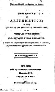 Cover of: A New System of Arithmetick: In which the Rules are Familiarly Demonstrated ...
