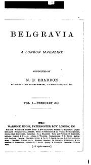 Cover of: Belgravia by Mary Elizabeth Braddon