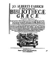 Cover of: Bibliotheca Graeca by Johann Albert Fabricius