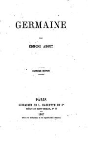 Cover of: Germaine by Edmond About