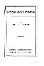 Cover of: Sonnie-Boy's People: Illustrated