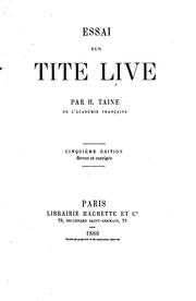 Cover of: Essai sur Tite Live