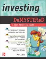 Cover of: Investing Demystified