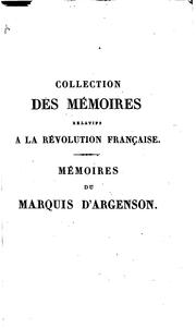 Cover of: Mémoires ...