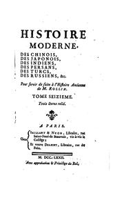 Histoire moderne des chinois, des japonnois, des indiens, des persans, des turcs, des russiens .. by François Marie de Marsy