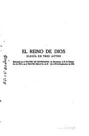 Cover of: El Reino de Dios; la adúltera penitente; Navidad