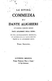 Cover of: La Divina commedia by Dante Alighieri