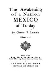 Cover of: The Awakening of a Nation: Mexico of Today